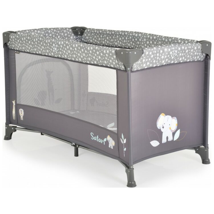 Παρκοκρέβατο Cangaroo Safari Graphite