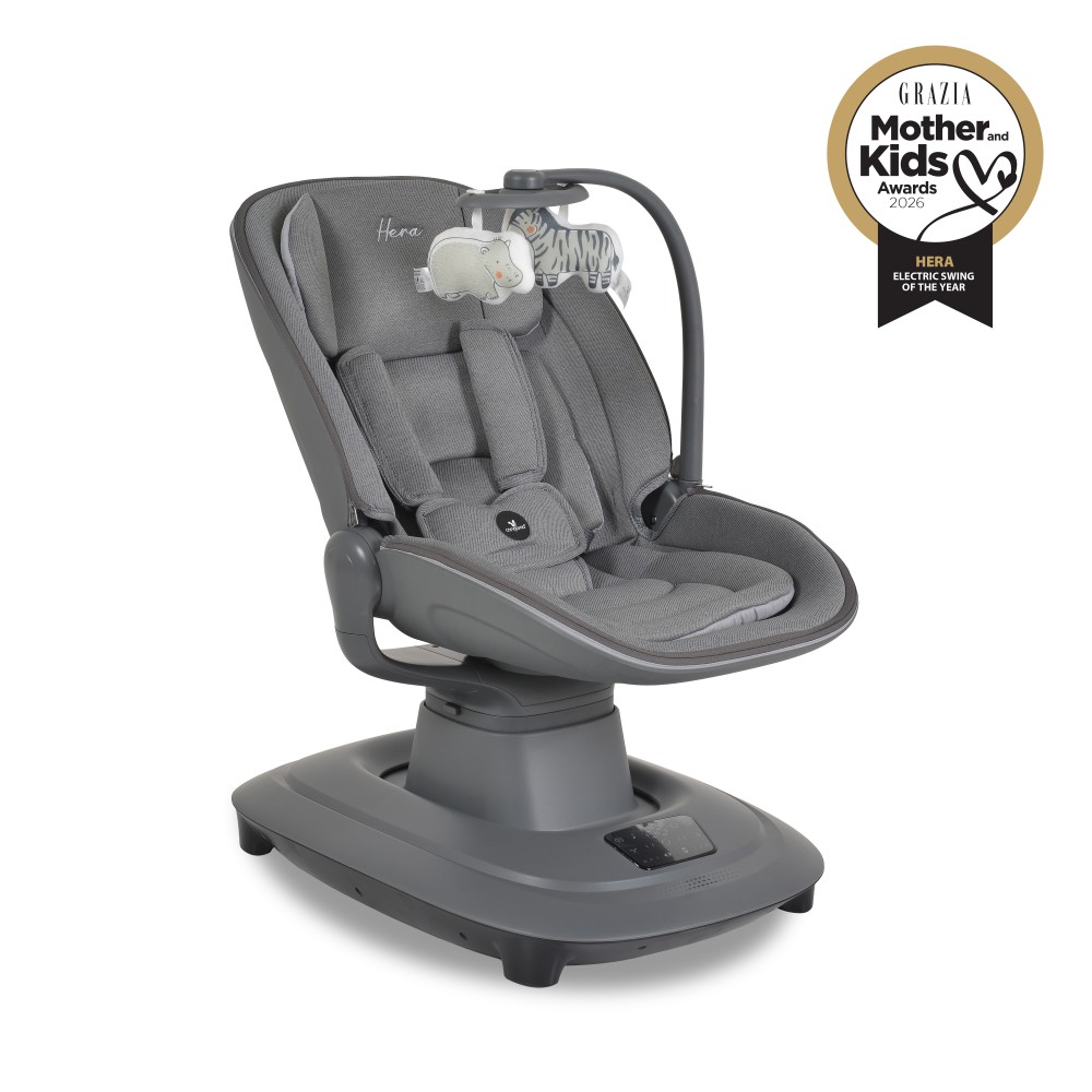 Ηλεκτρικό ρηλάξ κούνια Cangaroo Hera Dark Grey