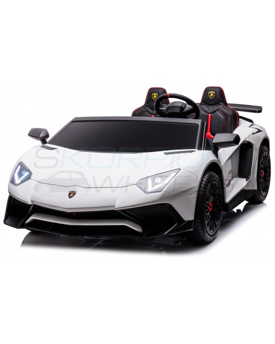 Παιδικό Αυτοκίνητο Skorpion Lamborghini Aventador SV Original 24V Λευκό - Image 2