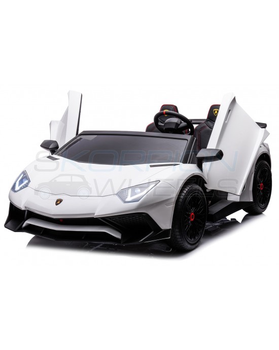 Παιδικό Αυτοκίνητο Skorpion Lamborghini Aventador SV Original 24V Λευκό - Image 5