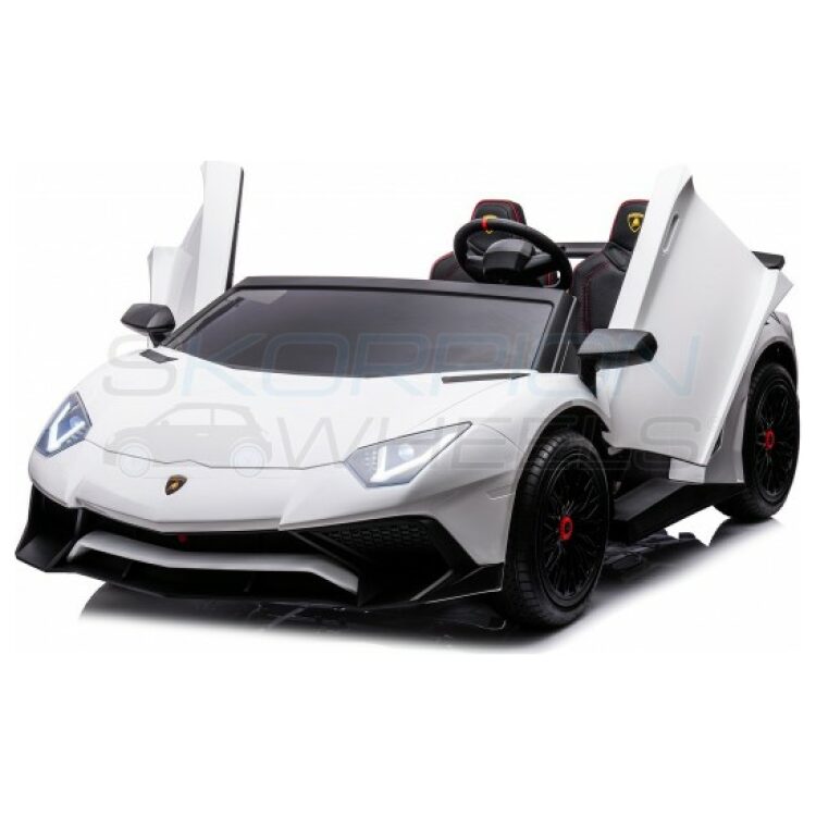 Παιδικό Αυτοκίνητο Skorpion Lamborghini Aventador SV Original 24V Λευκό