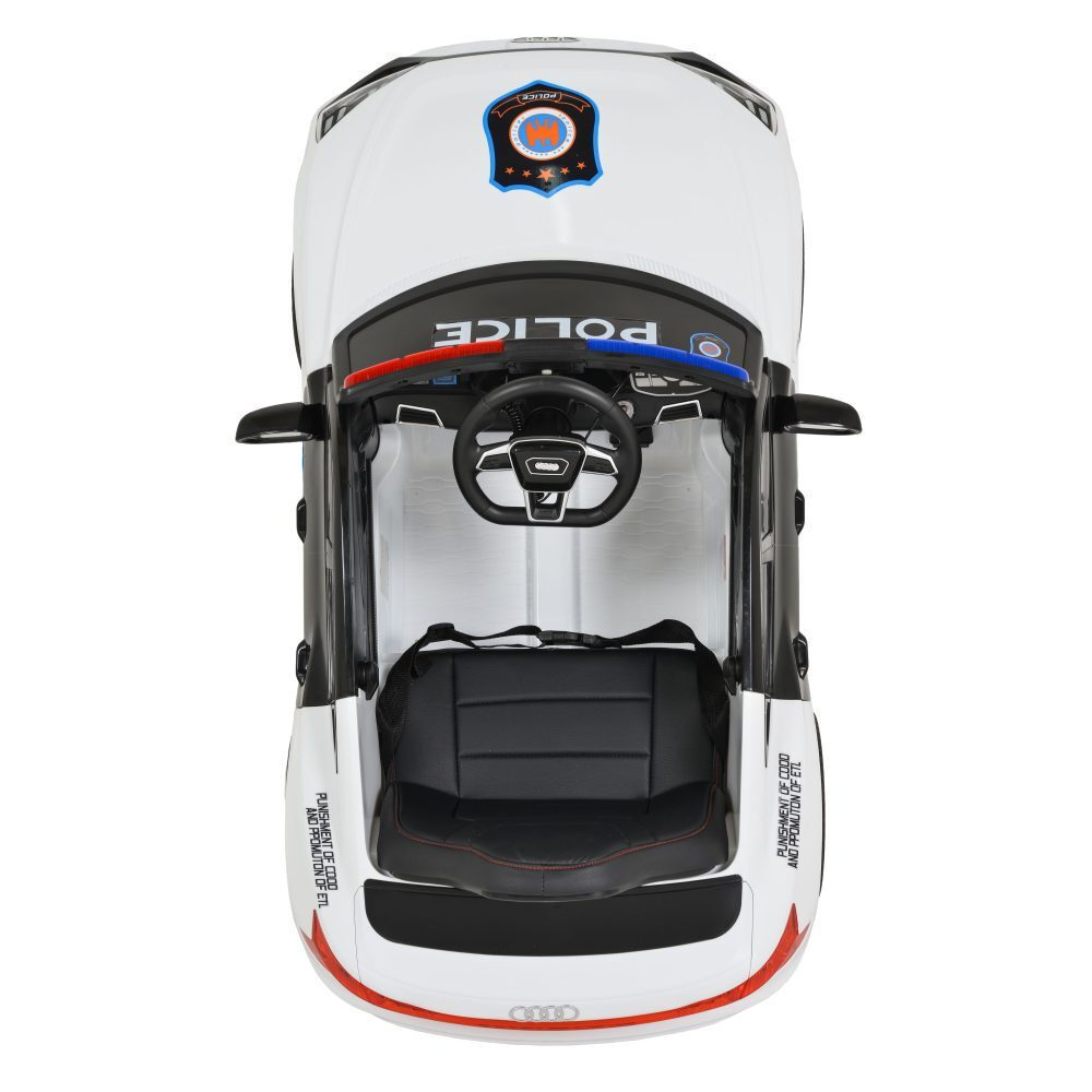 Παιδικό αυτοκίνητο Audi RS e-tron 717 white Police - Image 4
