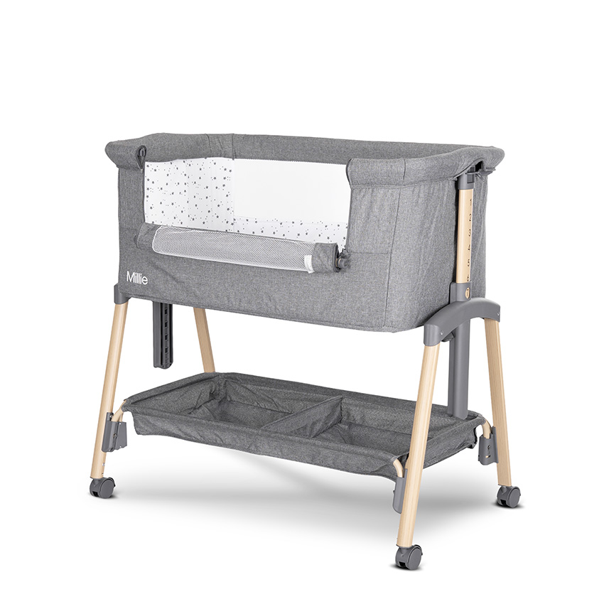 Λίκνο Lorelli Millie Grey Wooden effect 10080732506 - Image 3