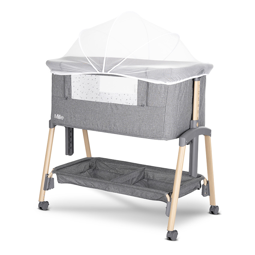Λίκνο Lorelli Millie Grey Wooden effect 10080732506 - Image 2