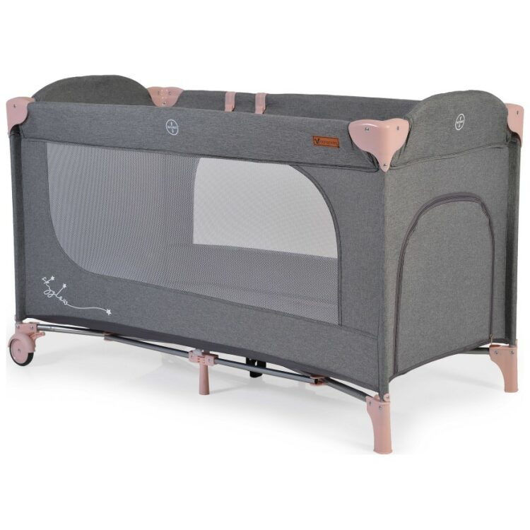 Παρκοκρέβατο Cangaroo Skyglow 1 Layer Pink
