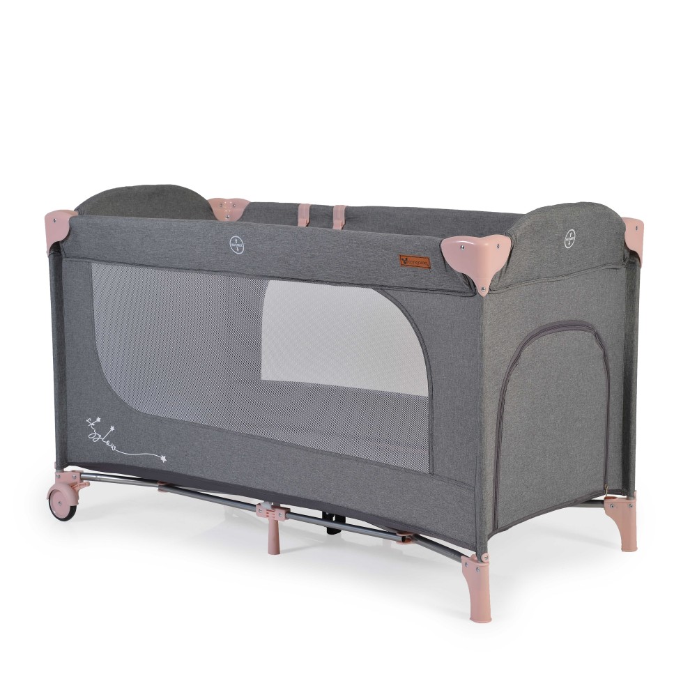 Παρκοκρέβατο Cangaroo Skyglow 1 Layer Pink