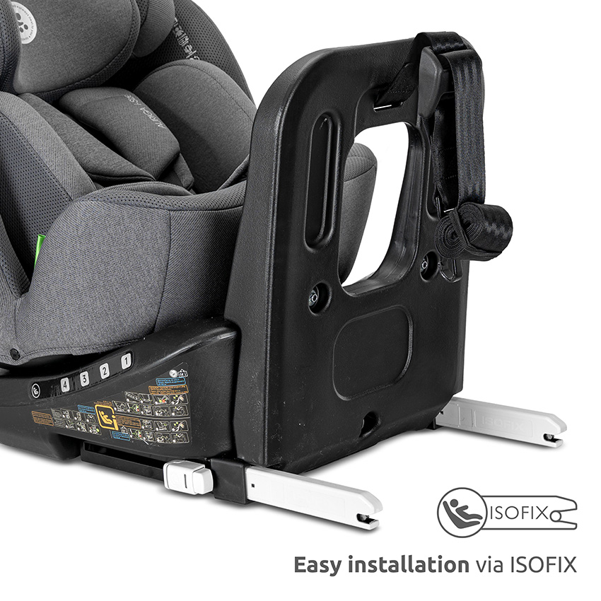 Κάθισμα αυτοκινήτου Lorelli Auriga i-Size 40-150cm Isofix 360 Grey 10072102604 - Image 19