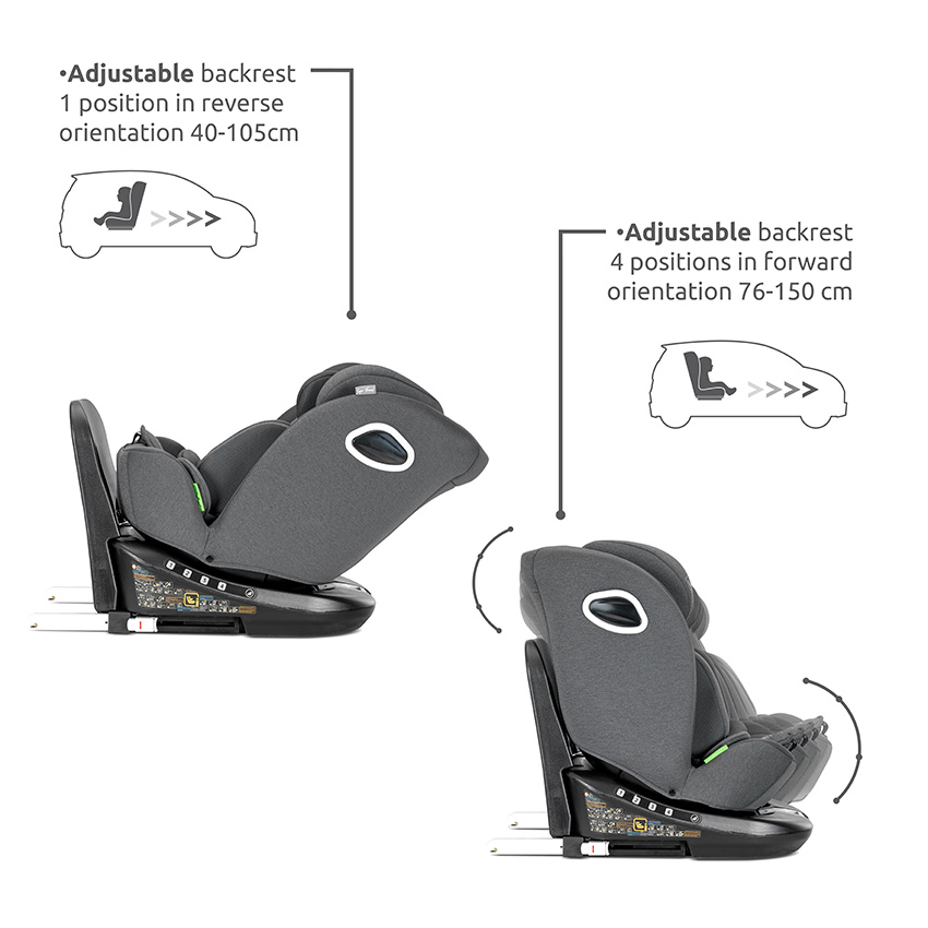 Κάθισμα αυτοκινήτου Lorelli Auriga i-Size 40-150cm Isofix 360 Grey 10072102604 - Image 13