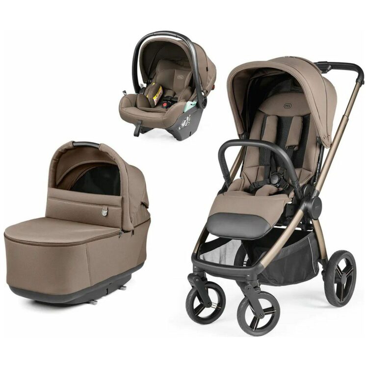 Πολυμορφικό καρότσι Peg Perego City Loop Pro 3 in1 με κάθισμα αυτοκινήτου Primo Viaggio SLK, Pine Bark