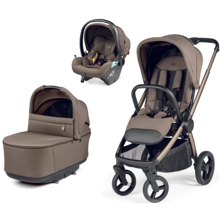 Πολυμορφικό καρότσι Peg Perego City Loop Pro 3 in1 με κάθισμα αυτοκινήτου Primo Viaggio Lounge, Pine Bark