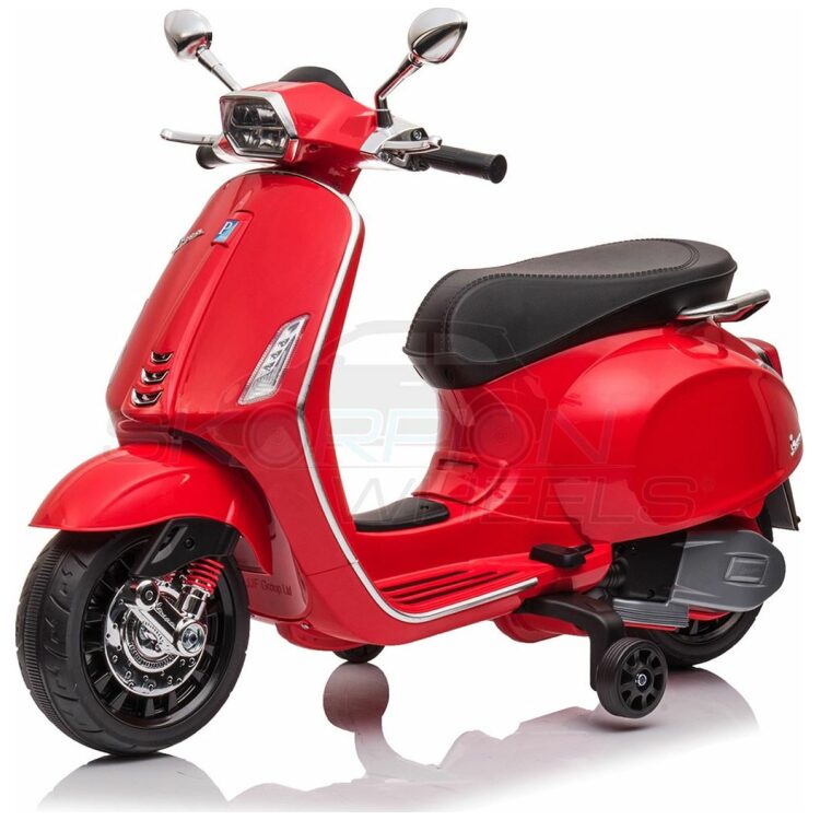 Ηλεκτροκίνητη παιδική μηχανή Skorpion 12V Vespa Sprint Racing 60s Original Κόκκινη 5245052