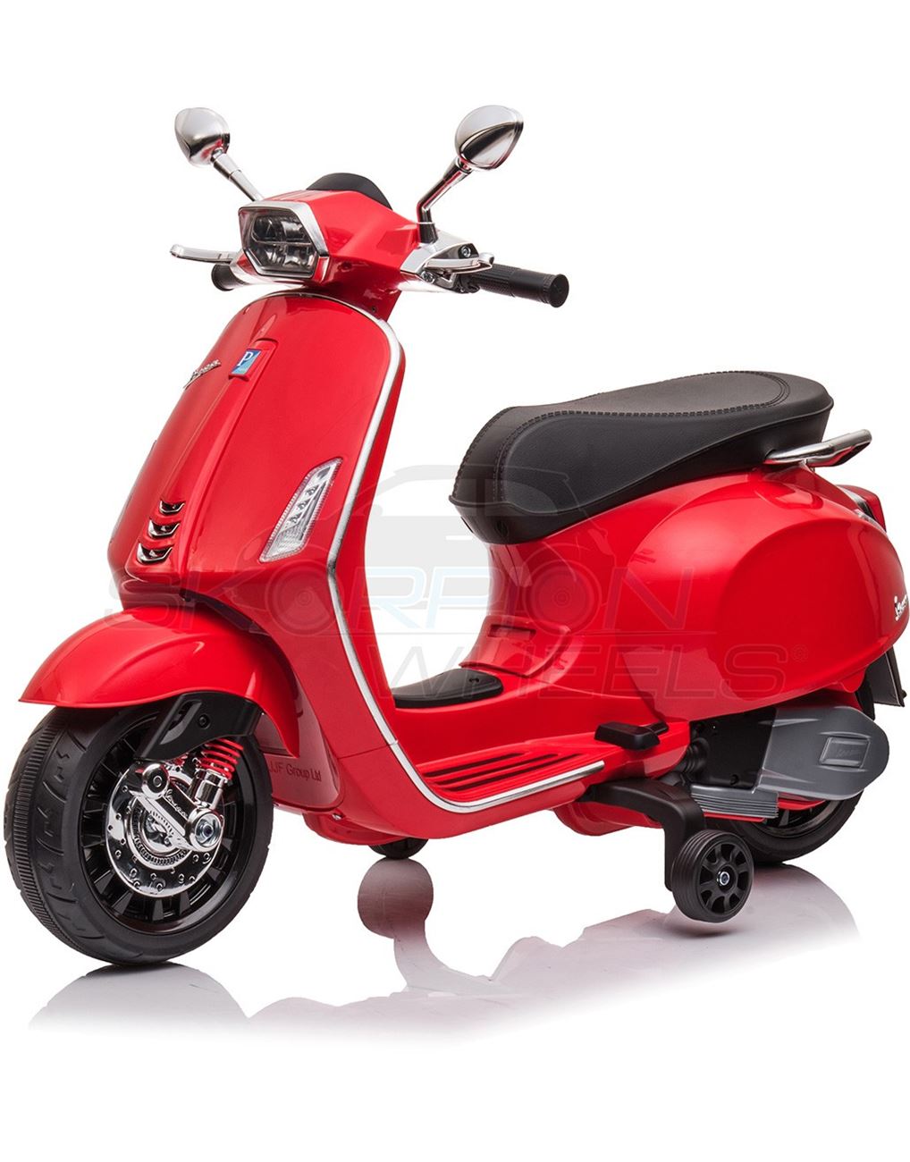 Ηλεκτροκίνητη παιδική μηχανή Skorpion 12V Vespa Sprint Racing 60s Original Κόκκινη 5245052