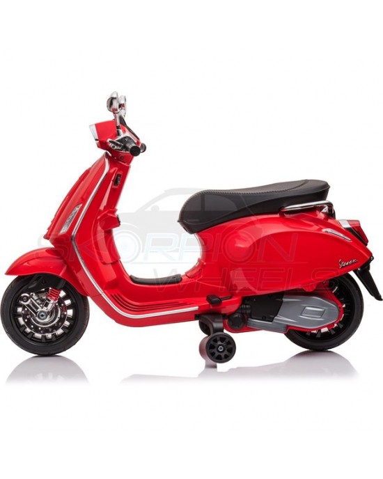 Ηλεκτροκίνητη παιδική μηχανή Skorpion 12V Vespa Sprint Racing 60s Original Κόκκινη 5245052 - Image 3
