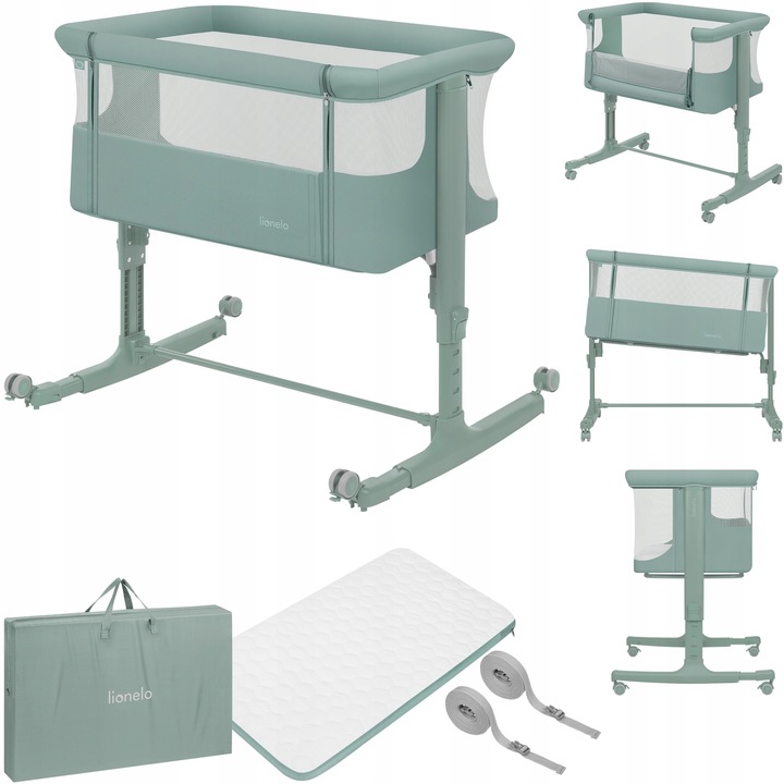 Λίκνο συγκοίμησης Lionelo Aurora Green Sage 5903771726580