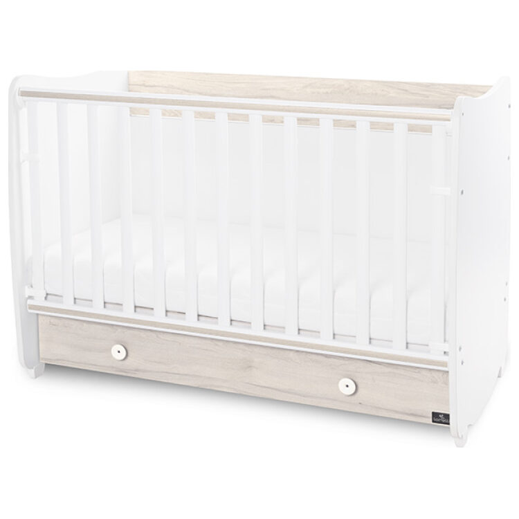 Κρεβάτι μετατρεπόμενο Lorelli Dream 70x140 White+Light Oak 10150440045A