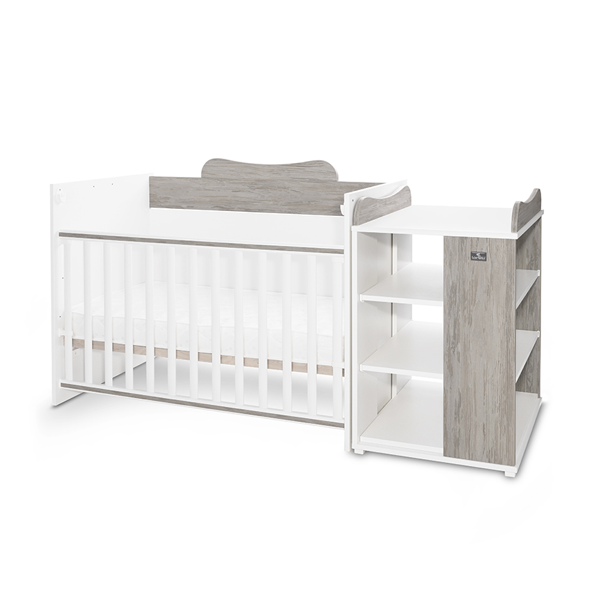 Κρεβάτι πολυμορφικό Lorelli Multi White+Artwood 10150570030A