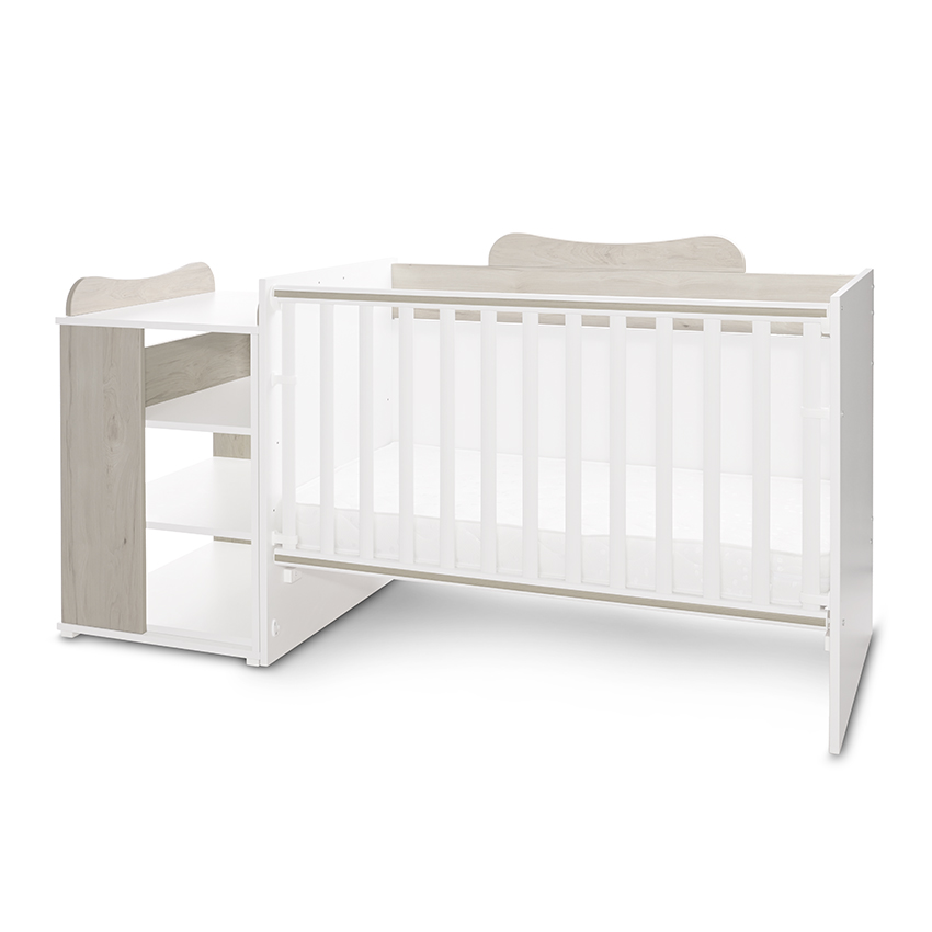 Κρεβάτι πολυμορφικό Lorelli Multi White+Light Oak 10150570036A - Image 4