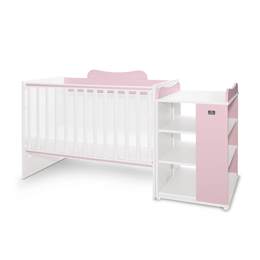 Κρεβάτι πολυμορφικό Lorelli Multi White+Orchid Pink 10150570038A