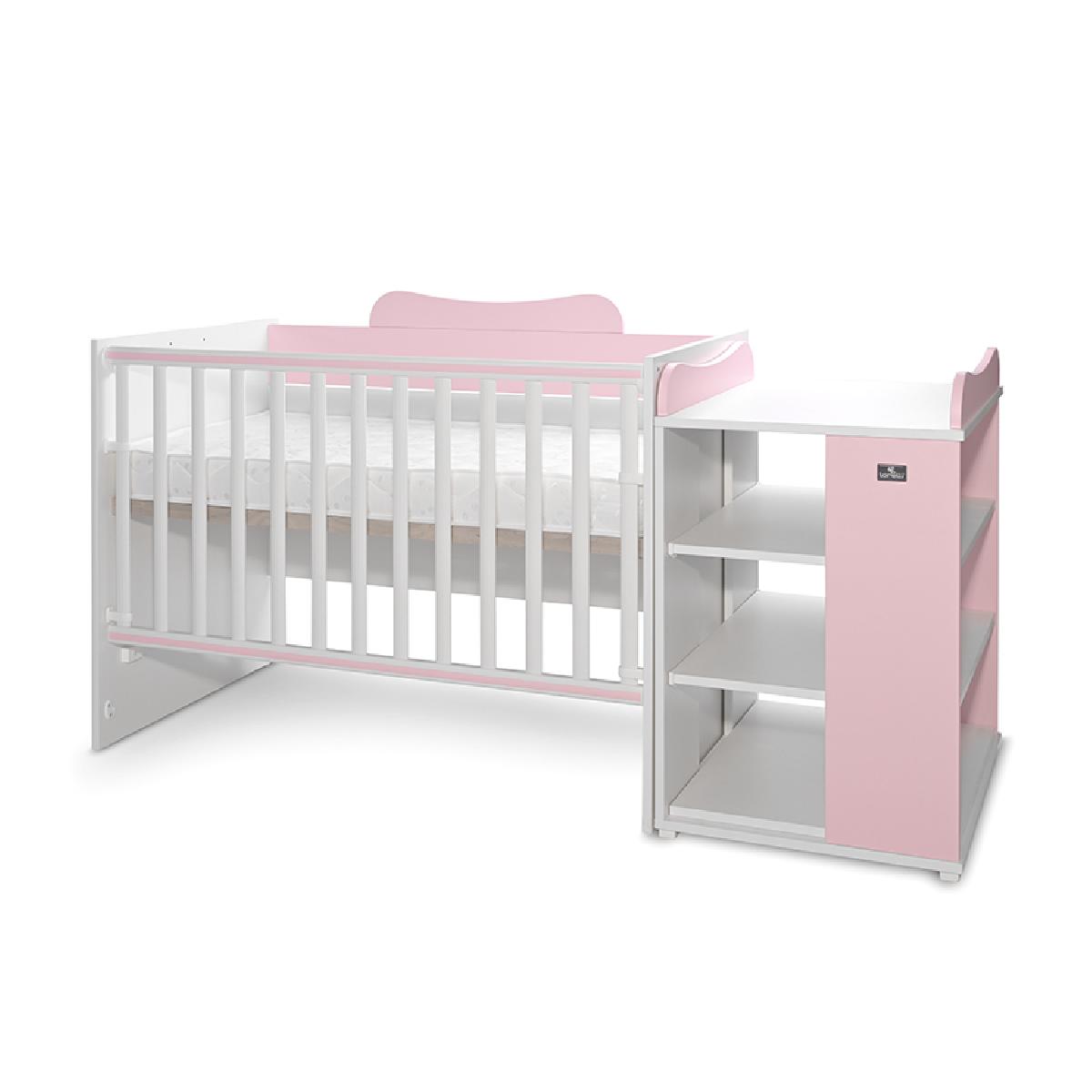 Κρεβάτι πολυμορφικό Lorelli Multi White+Orchid Pink 10150570038A - Image 2