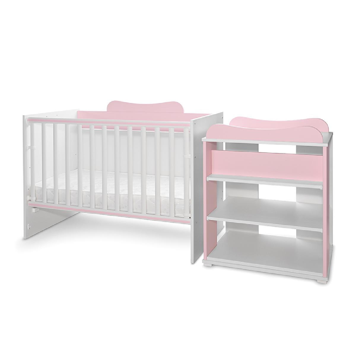 Κρεβάτι πολυμορφικό Lorelli Multi White+Orchid Pink 10150570038A - Image 4