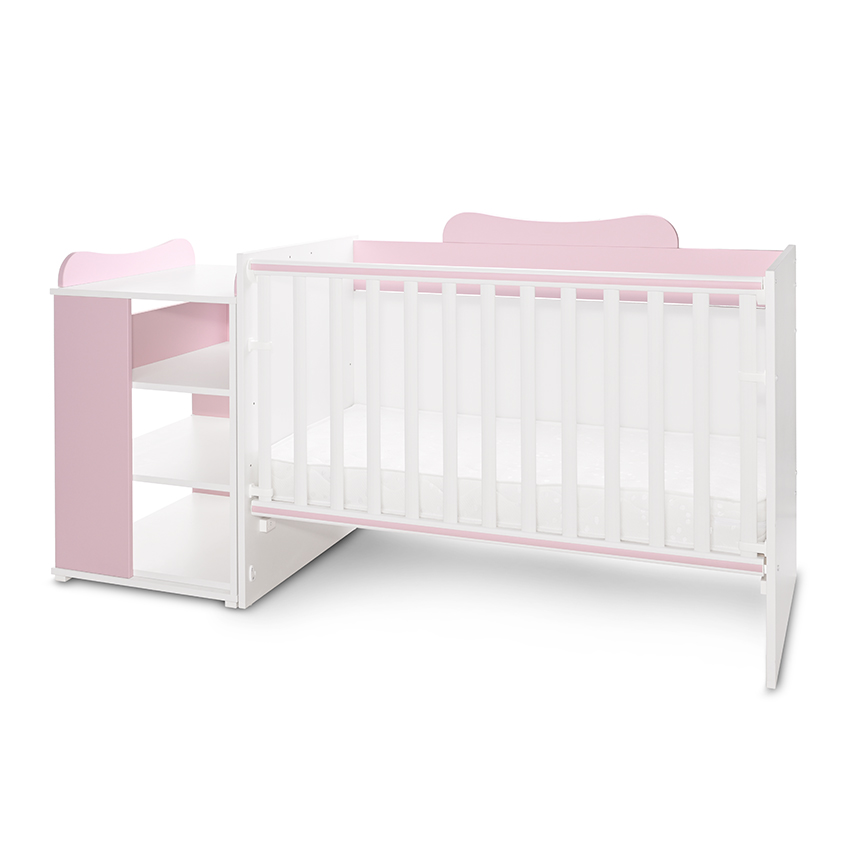Κρεβάτι πολυμορφικό Lorelli Multi White+Orchid Pink 10150570038A - Image 5