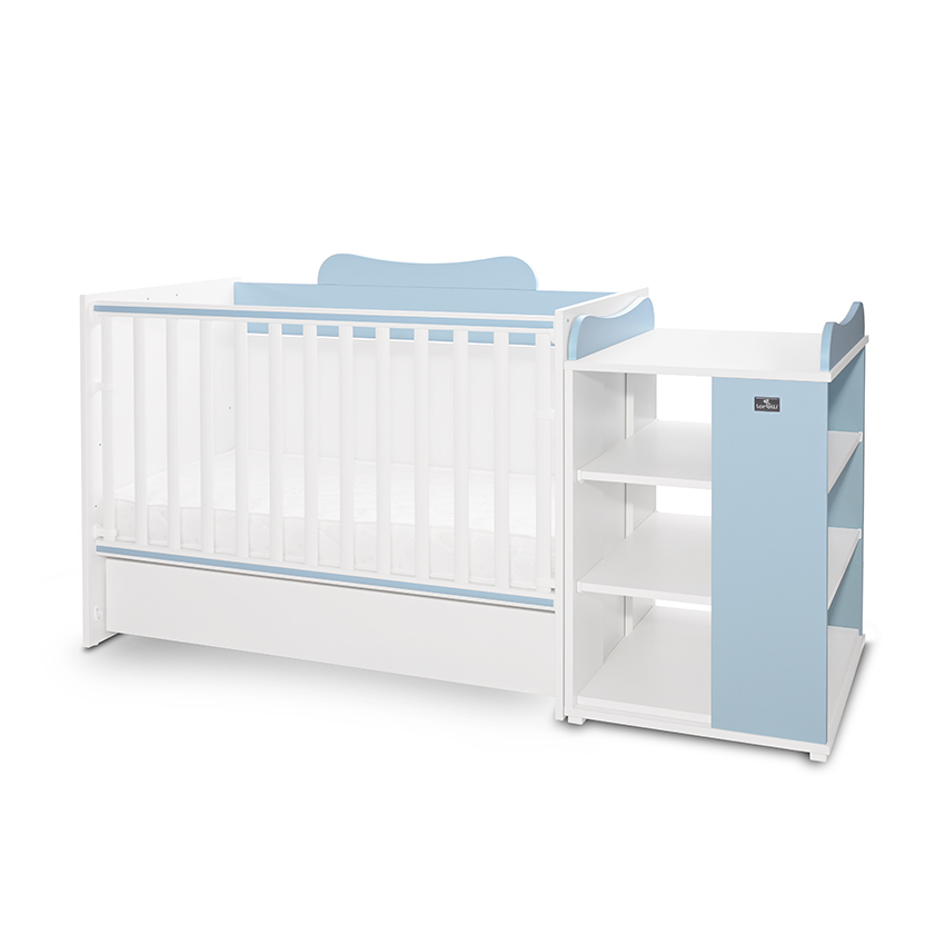 Κρεβάτι πολυμορφικό Lorelli Multi White+Baby Blue 10150570039A - Image 3