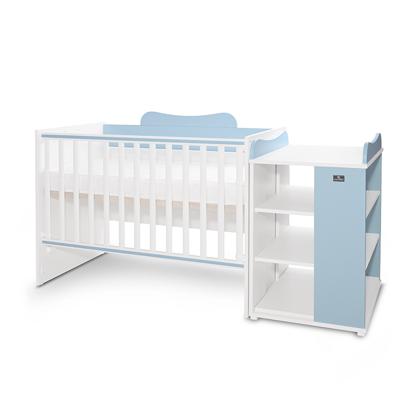 Κρεβάτι πολυμορφικό Lorelli Multi White+Baby Blue 10150570039A - Image 4