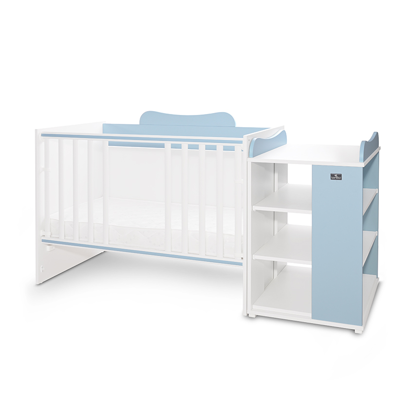 Κρεβάτι πολυμορφικό Lorelli Multi White+Baby Blue 10150570039A - Image 6