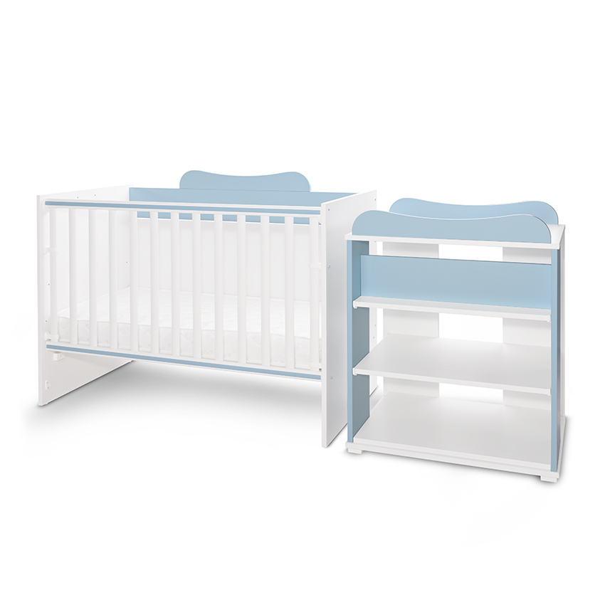 Κρεβάτι πολυμορφικό Lorelli Multi White+Baby Blue 10150570039A - Image 7