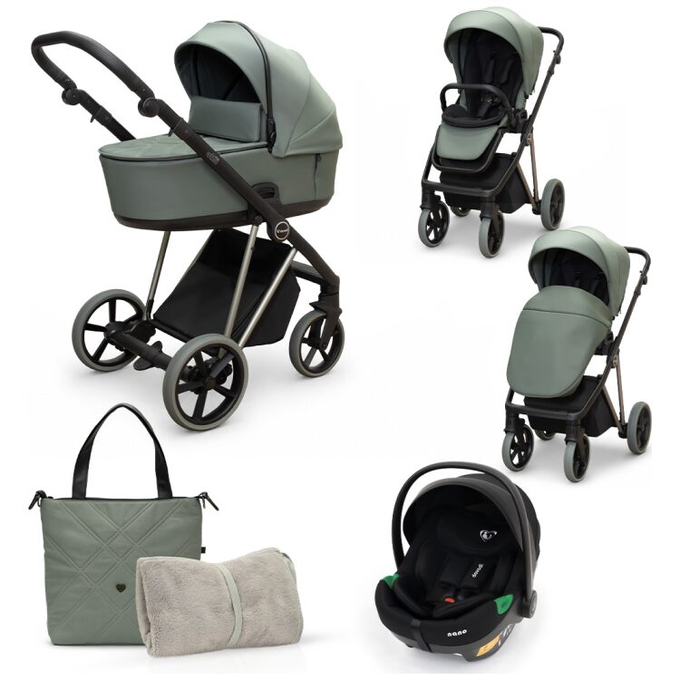 Πολυκαρότσι 3 in 1 Dovadi Atta Plus Sage Green