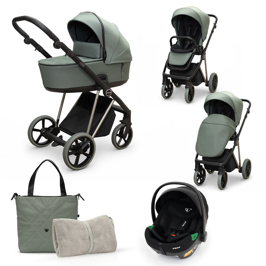 Πολυκαρότσι 3 in 1 Dovadi Atta Plus Sage Green