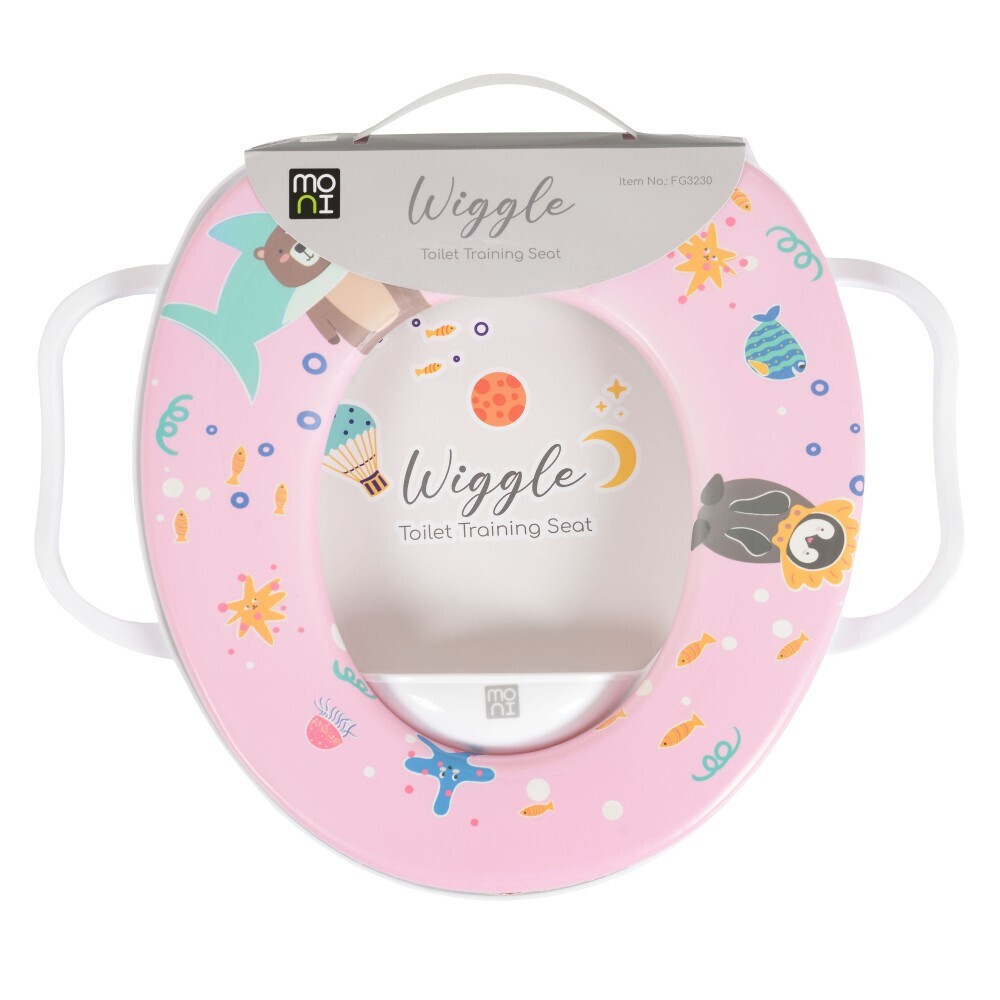 Εκπαιδευτικό κάθισμα τουαλέτας Moni Wingle Pink