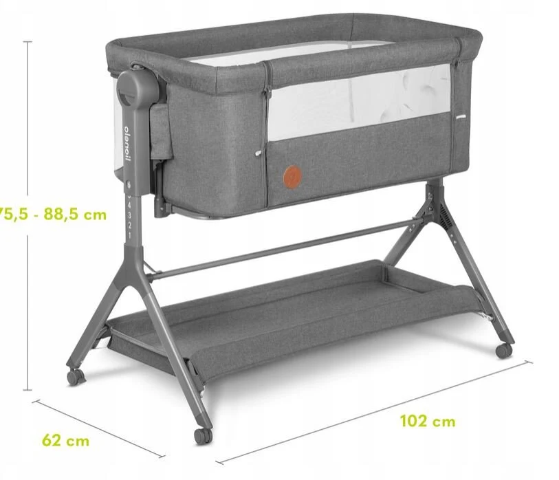Λίκνο Συγκοίμησης Lionelo Leonie Plus Gray Silver - Image 11