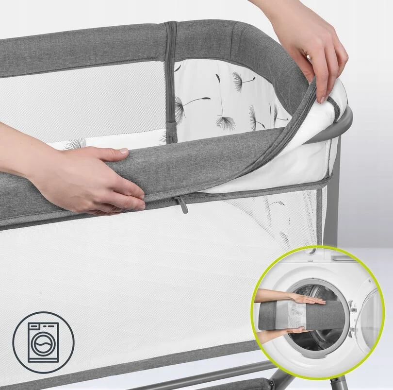 Λίκνο Συγκοίμησης Lionelo Leonie Plus Gray Silver - Image 8