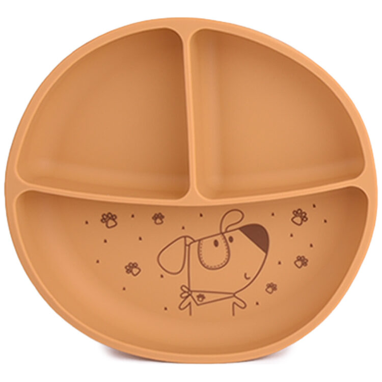 Πιάτο σιλικόνης Dog Yellow 097029