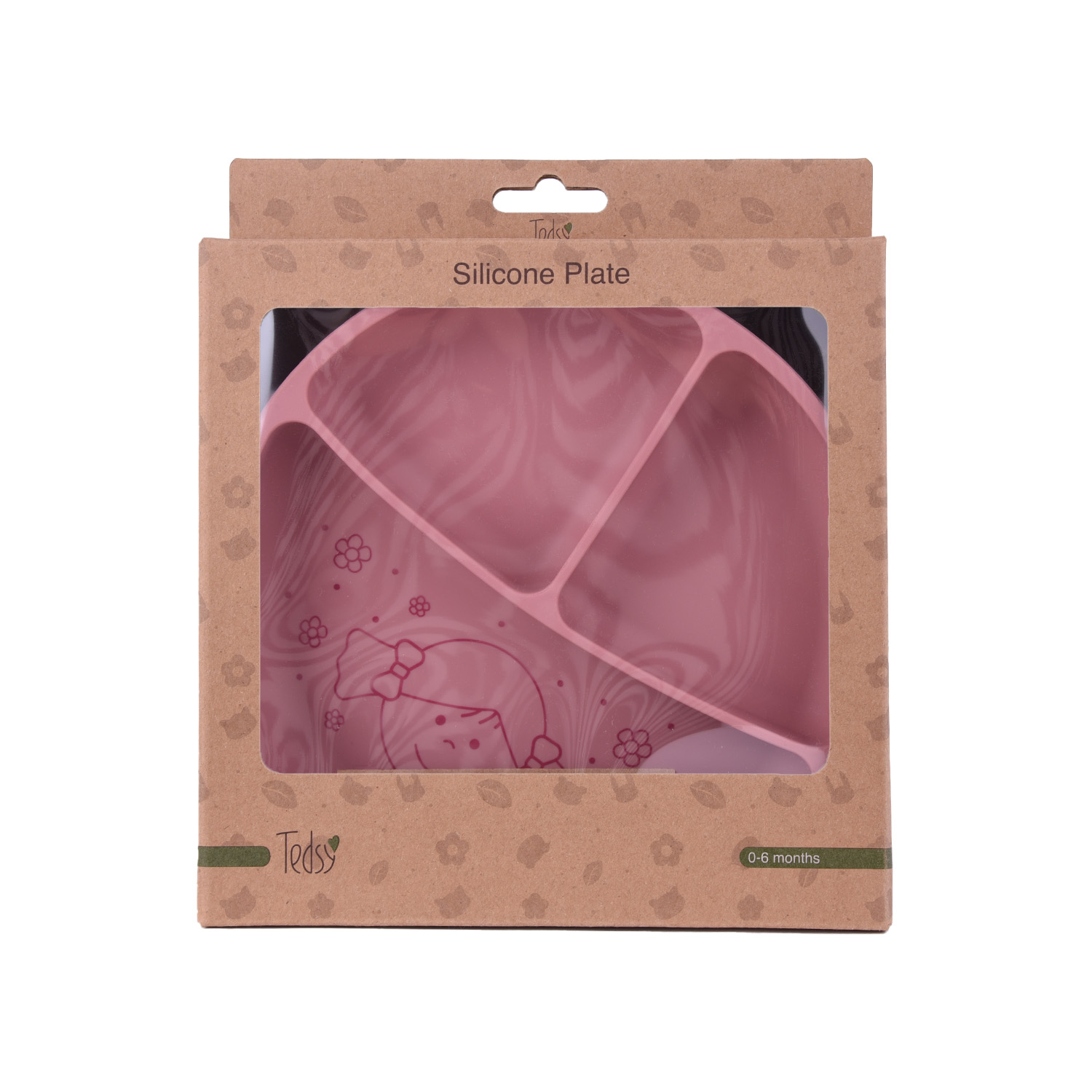 Πιάτο σιλικόνης Doll Dark Pink 097079 - Image 2