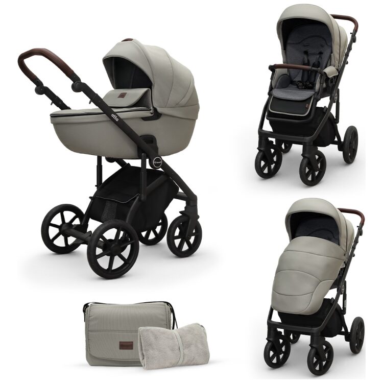 Πολυκαρότσι Dovadi Atta 2 σε 1 Luxe Grey