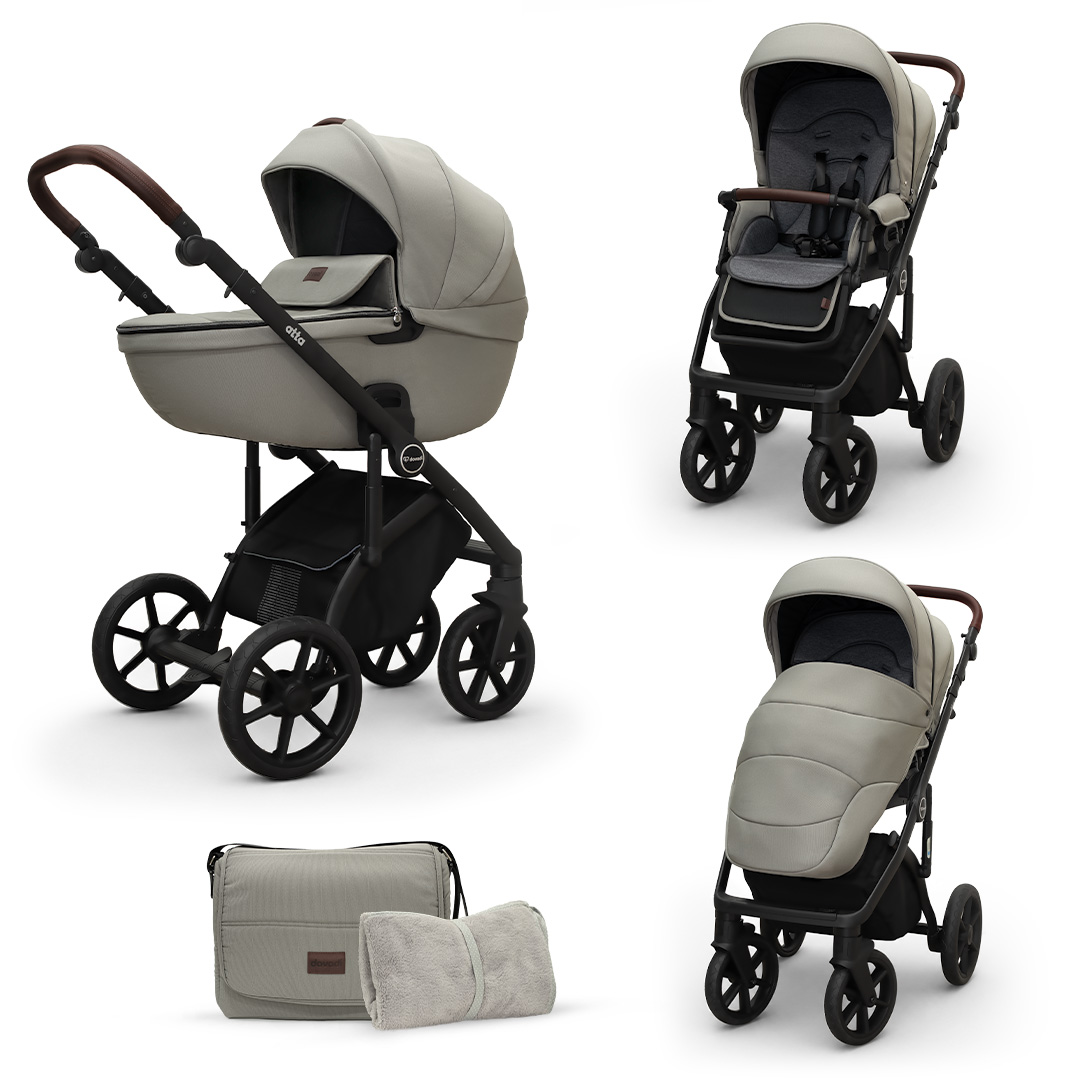 Πολυκαρότσι Dovadi Atta 2 σε 1 Luxe Grey