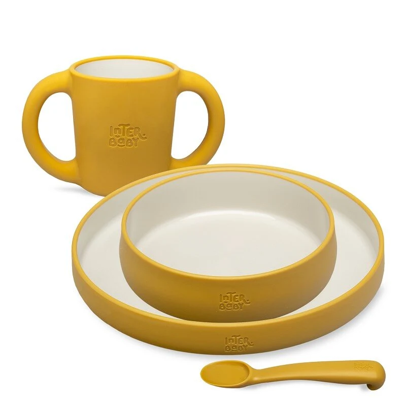 Σετ φαγητού Interbaby Earth Ocher SET42-75
