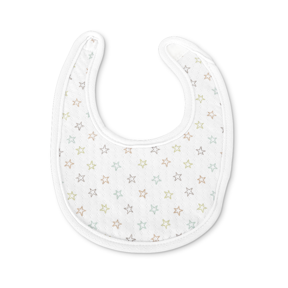 Σαλιάρα για νεογέννητα σετ 2 τεμ. με velcro, Lorelli Natural Uni 10260280001 - Image 3