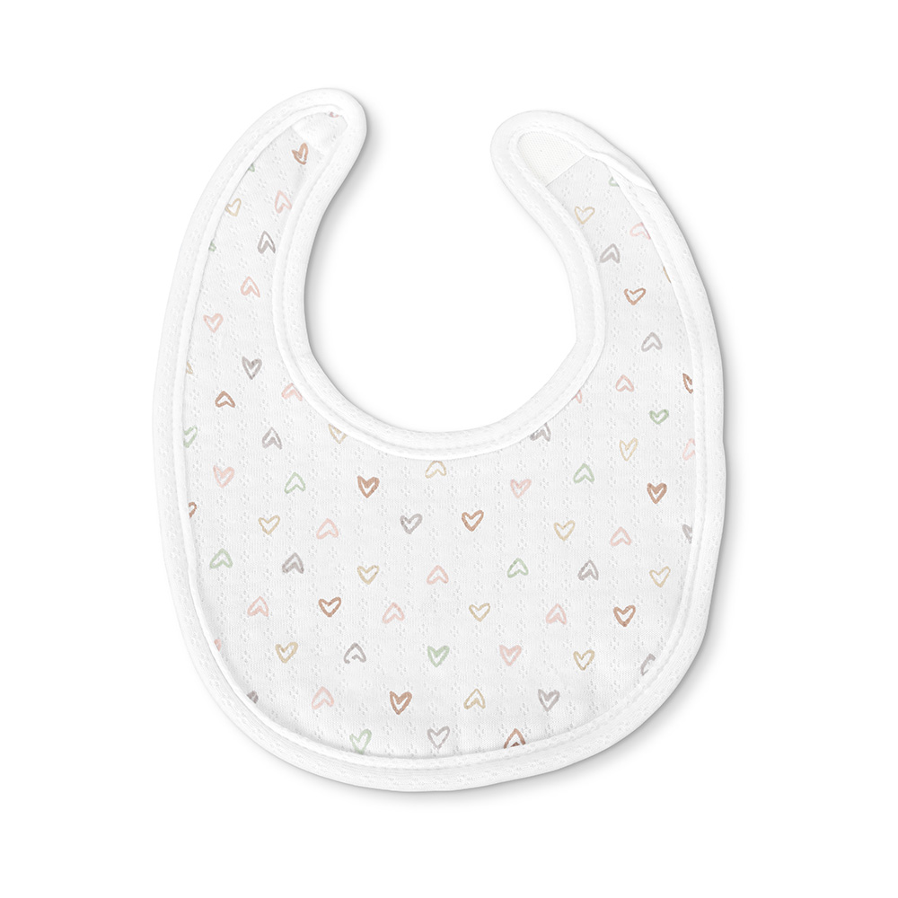 Σαλιάρα για νεογέννητα σετ 2 τεμ. με velcro, Lorelli Natural Girl 10260280003 - Image 3