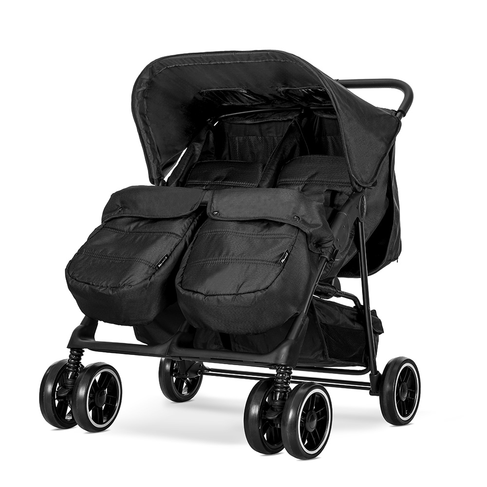Καρότσι διδύμων Lorelli Twin Black 10020072501 - Image 3