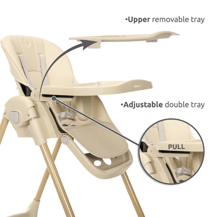 Καρέκλα φαγητού Lorelli Remo Beige 10100632603 - Image 5