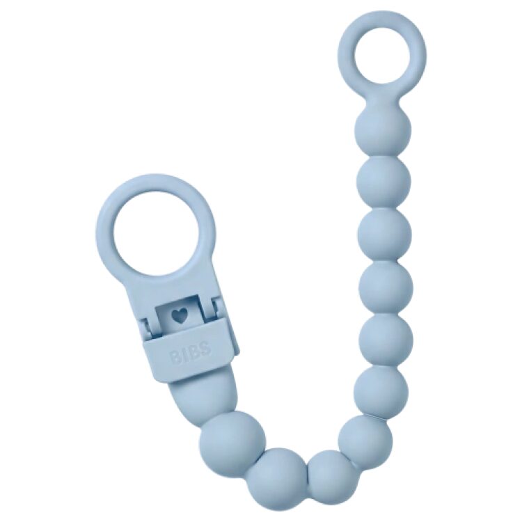 BIBS Κλιπ πιπίλας Bead Sage Baby Blue
