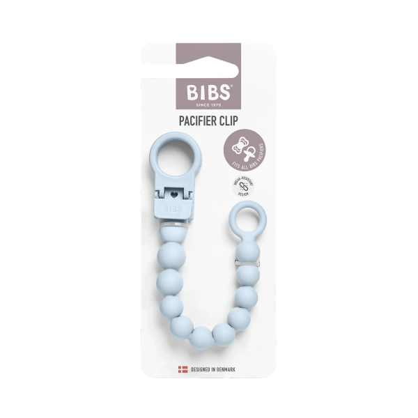 BIBS Κλιπ πιπίλας Bead Sage Baby Blue - Image 2